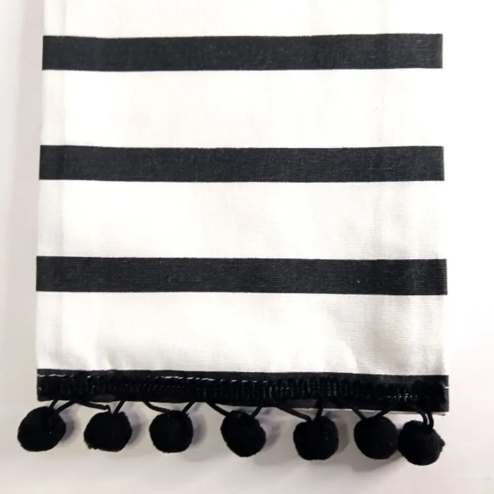 Handmade Hanging Towel Home Decor Striped Modern Goth